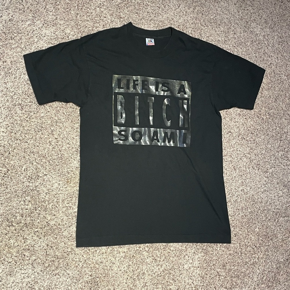 Vintage funny slogan tee